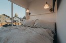 Luxurious container tiny house bedroom