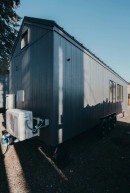 Luxurious container tiny house exterior