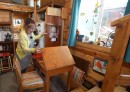 Tiny house dinette area
