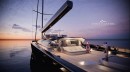 62.5-meter sailing sloop concept that could be the world's largest sailing yacht in the 500GT category