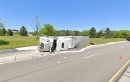Truck crash on Google Maps
