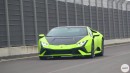 Verde Shock Lamborghini Huracan Tecnica