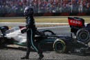Lewis Hamilton and Max Verstappen crash, Monza, 2021