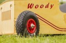 Woody electric car