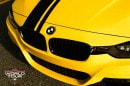 Bumblebee BMW 335i on Vossen Wheels