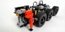 LEGO Liebherr LTC 1045-3.1 powered by 14 motors
