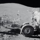 Apollo 15 Hasselblad image from film magazine 90/PP - EVA-2