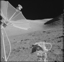 Apollo 17 Hasselblad image from film magazine 136/H - EVA-1