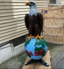 OLD ABE CASE TRACTOR EAGLE STATUE