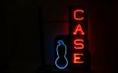 CASE DOUBLE-SIDED PORCELAIN NEON SIGN