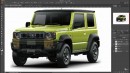 Toyota Land Cruiser 25 Jimny rendering by Theottle