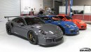 Three Porsche 911 GT3 RS PDKs