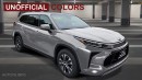 Toyota Grand Highlander Platinum HybridMAX rendering