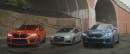 Audi RS3 vs. BMW X3M Competition vs. BMW X6 M50i