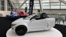 ElectraMeccanica brings various models of the SOLO electric three-wheeler to the 2021 LA Auto Show