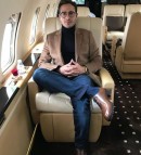 Simon Leviev on Private Jet