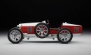 Bugatti Baby ii scale model and it's scale model