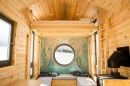 Tiny Classic trailer house loft bed
