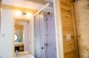 Tiny Classic trailer house shower cabin