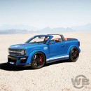 2021 Ford Bronco Street Hot Convertible tiny rendering by wb.artist20 on Instagram