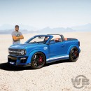 2021 Ford Bronco Street Hot Convertible tiny rendering by wb.artist20 on Instagram