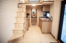 Tiny trailer house kitchen