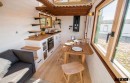 Tiny House Planedennig is a custom tiny for a parent-child duo, a good example of downsizing