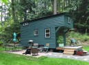 Tiny home on wheels is the ideal nature getaway
