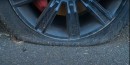 Deflated SUV Tire