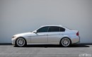Titanium Silver BMW E90 335i on APEX wheels