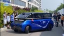Chinese team develops pure solar-powered electric car