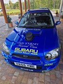Subaru World Rally Team Impreza hearse