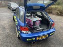 Subaru World Rally Team Impreza hearse