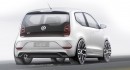 Volkswagen Up! GTI Revealed With 1.0 TSI Engine And Equally Small Red Stripe