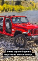 Jeep Gladiator Dually rendering video by wb.artist20