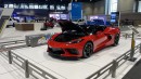 Corvette C8 Stingray Convertible on display at 2021 Chicago Auto Show