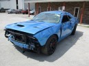 Totaled B5 Blue Dodge Challenger Hellcat