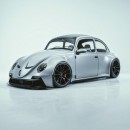 1970s VW Beetle 992 GT3 Touring Porsche 911 rendering by the_kyza