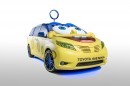 Spongebob 2015 Toyota Sienn for LA Auto Show