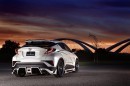 Toyota C-HR 1.2 Turbo Gets Lexus IS F Quad Exhaust from Rowen