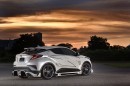 Toyota C-HR 1.2 Turbo Gets Lexus IS F Quad Exhaust from Rowen