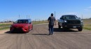 Toyota Camry TRD Drag Races Tundra TRD, Mazda6 Turbo, and Silverado Join the War