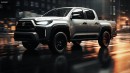 Toyota Corolla Cross Pickup Truck rendering by Q Cars or PoloTo