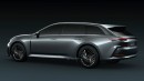 Toyota Crown Touring rendering by Theottle