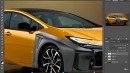 Toyota GR Prius PHEV Prime CGI makeover by Theottle