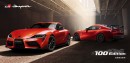 Toyota GR Supra GT4 Edition and RZ Plasma Orange 100 Edition