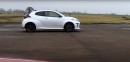 Toyota GR Yaris vs Mitsubishi Lancer Evo VI drag race