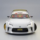 Toyota GR86 WRC Rally Car slammed widebody motorsport rendering by demetr0s_designs