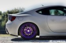 Toyota GT 86 on Purple Rims