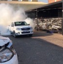 Toyota Hilux With Mercedes-AMG V8 Engine Swap